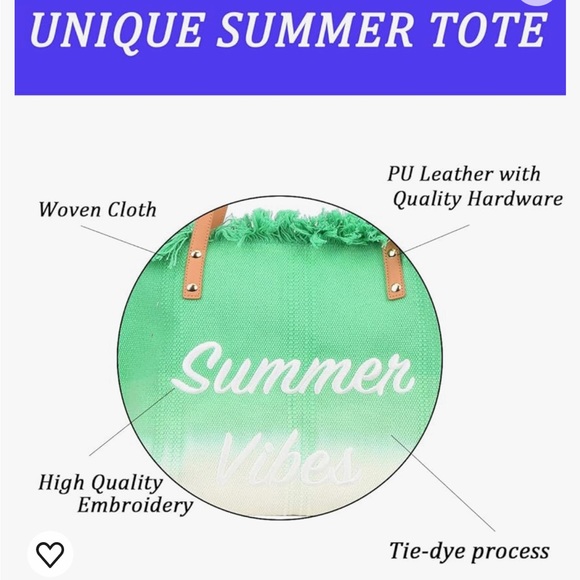 Summer vibes weekender/travel bag - Picture 3 of 3